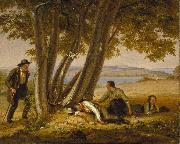 William Sidney Mount Caught Napping (Boys Caught Napping in a Field) Spain oil painting artist